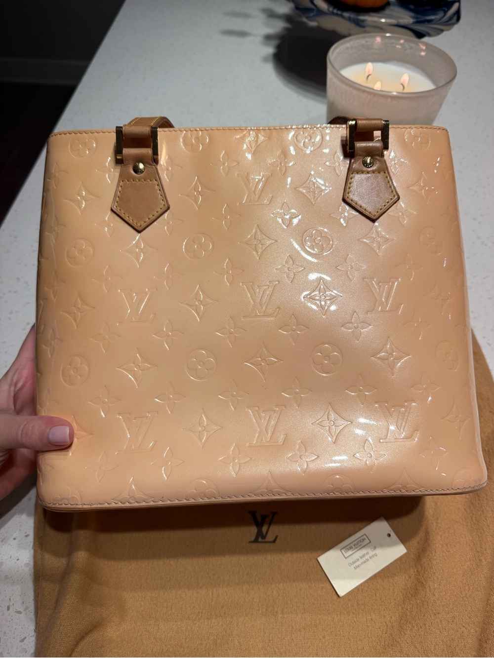 Louis Vuitton Vernis Houston bag